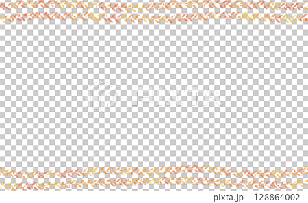 落葉的粗糙邊框 落葉的粗糙邊框 128864002