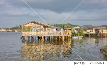Kampong Ayer water settlement in Bandar Seri Begawan, Brunei. Kampong Ayer water settlement in Bandar Seri Begawan, Brunei. 128865071