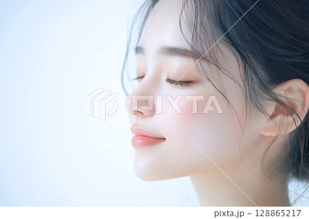 肌が綺麗な女性「AI生成画像」 肌が綺麗な女性「AI生成画像」 128865217