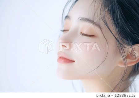 肌が綺麗な女性「AI生成画像」 128865218