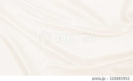 Smooth elegant golden silk or satin luxury cloth texture as wedding background. Luxurious background design. In Sepia toned. Retro style 128865952