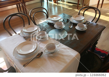 Memorial House of Mother Teresa in Skopje, Macedonia 128866062