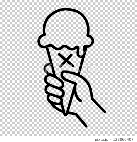 吃冰淇淋 128866407