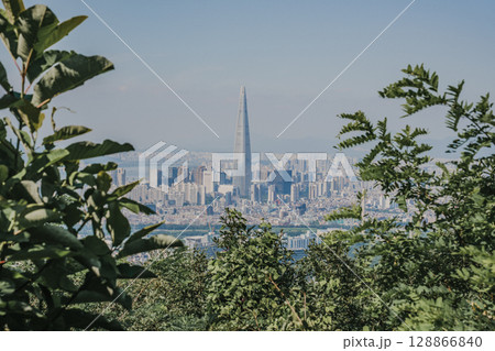 Seoul Cityscape in Daemosan, Seoul, Korea Seoul Cityscape in Daemosan, Seoul, Korea 128866840