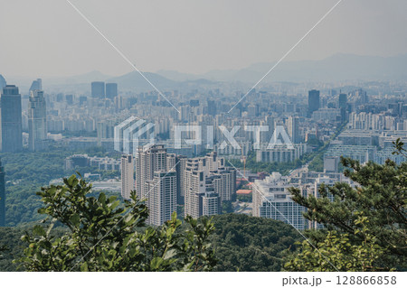 Seoul Cityscape in Daemosan, Seoul, Korea Seoul Cityscape in Daemosan, Seoul, Korea 128866858