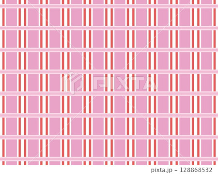 幾何学模様 格子模様 ピンク 幾何学模様 格子模様 ピンク 128868532