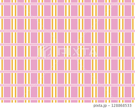 幾何学模様 格子模様 ピンク 幾何学模様 格子模様 ピンク 128868533