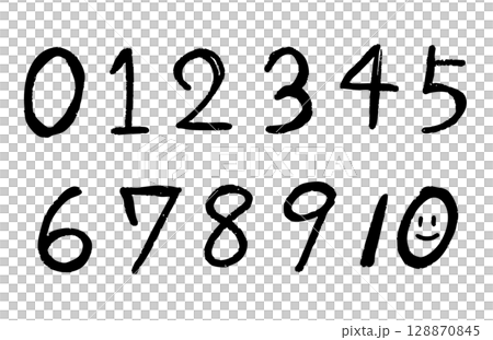 手寫數字集 128870845