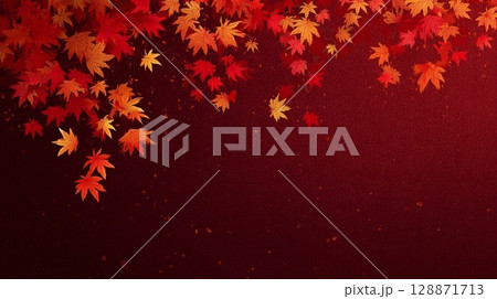 真っ赤な紅葉 128871713