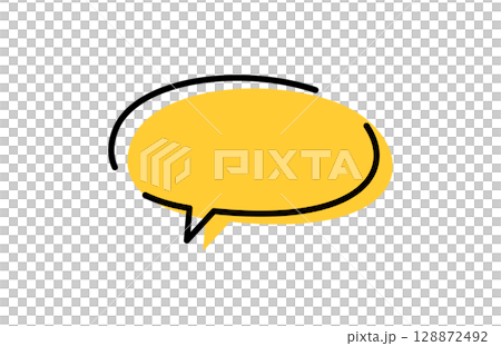 簡單可愛的手寫泡泡 128872492