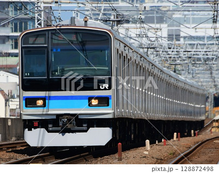 E231系800番台ミツK5編成東西線直通中央・総武線各駅停車　東京総合車両センター出場　快速線走行 128872498