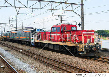 DD200-14＋213系6000番台GG5編成　JR東海流鉄譲渡甲種輸送 128872934