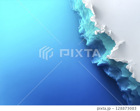 抽象的なビーチのイラスト背景 128873083