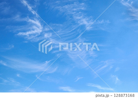夏の空の浮かぶ肋骨雲 128873168