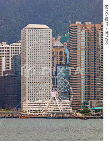 Hong Kong Ferris Wheel 128875584