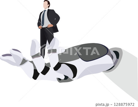 hand prosthesis bionic manager standing hand prosthesis bionic manager standing 128875972