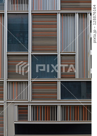 Wood Facade 128876164