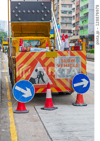 Road Works Truck Road Works Truck 128876978