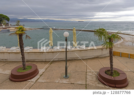 Beach Pool Opatija Croatia 128877766