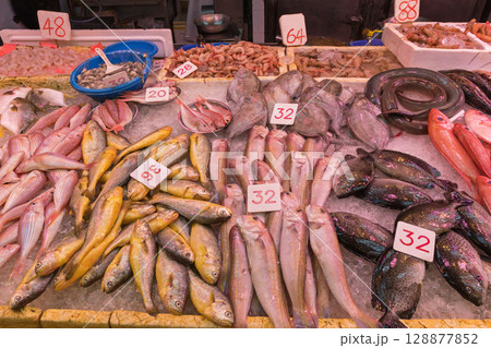 Fish Market Selection Fish Market Selection 128877852