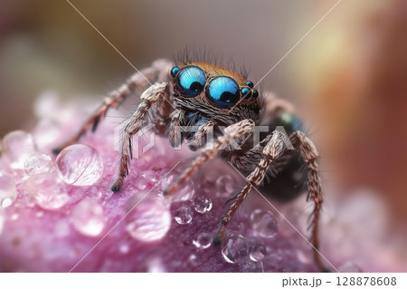 Cute spider 128878608