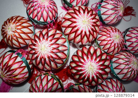 御殿まり 郷土玩具 民芸品 128879314