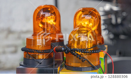Amber Dome Lights Amber Dome Lights 128880306