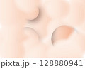 抽象的な3d球の背景 128880941