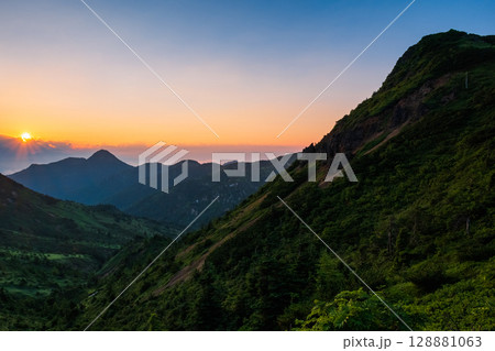 志賀草津道路・夕景 志賀草津道路・夕景 128881063