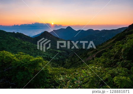 志賀草津道路・夕景 志賀草津道路・夕景 128881071