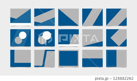ビジネスバナーテンプレートのセット 128882262