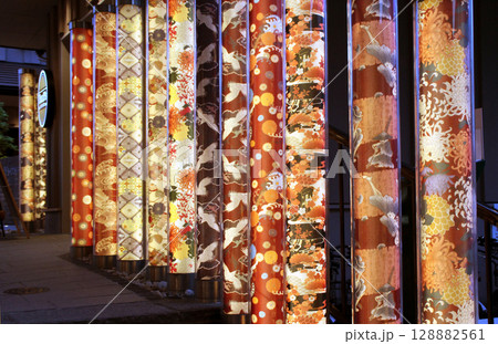 嵐山電鉄嵐山駅のイルミネーション 128882561