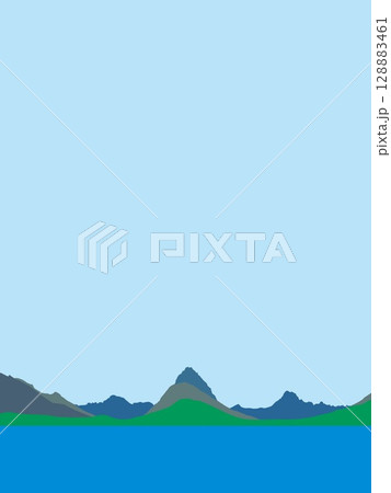 グレイシャー国立公園　glacier national park　モンタナ　アメリカ　夏 128883461