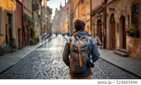 バックパッカーのヨーロッパ一人旅 128885406
