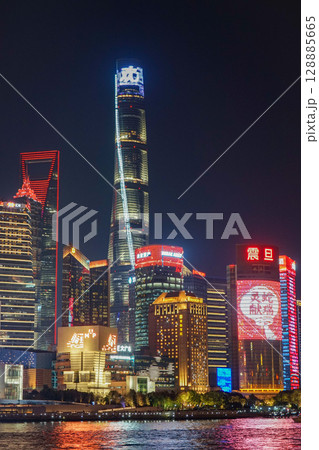 上海、春節のライトアップ 上海、春節のライトアップ 128885665