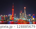 上海、春節のライトアップ 128885679