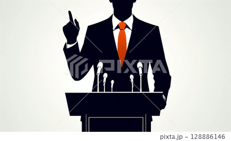 参政党の選挙ポスター風のイラスト 128886146