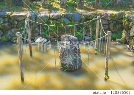 奈良の岡寺の美しい風景 128886502
