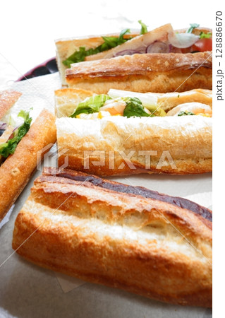 おいしいミックスサンド 128886670