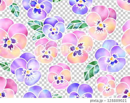 三色堇背景 C-5 三色堇背景 C-5 128889021