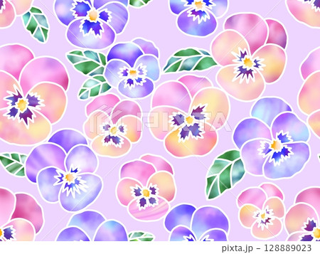 パンジーの背景 C-6 パンジーの背景 C-6 128889023