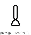 Sponge dabber icon, art supplies for painting 128889135
