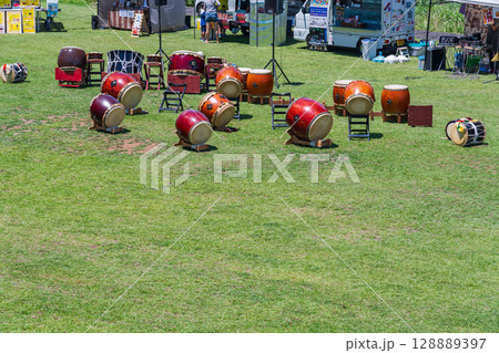 夏のイベント　燈篭流し 128889397