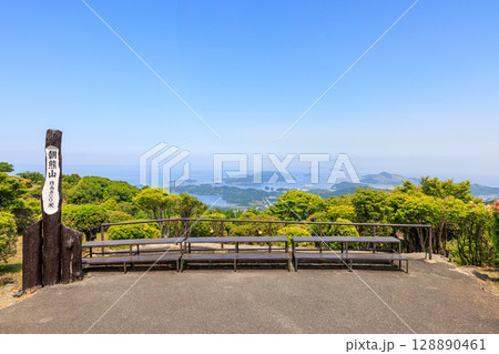 朝熊山頂　三重県伊勢志摩スカイライン 128890461