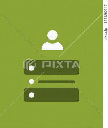User profile dropdown menuのイラスト素材 [128890947] - PIXTA