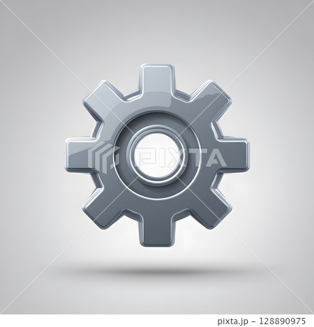 Settings gear icon vector Settings gear icon vector 128890975