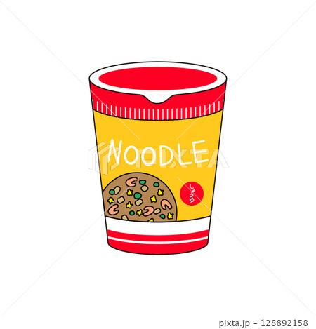カップ麺 128892158