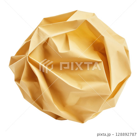 Crumpled Paper Ball Crumpled Paper Ball 128892787