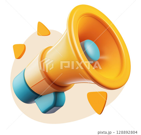 Megaphone Illustration 128892804
