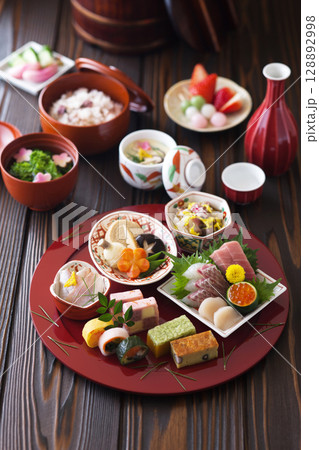 春の八寸料理 128892998